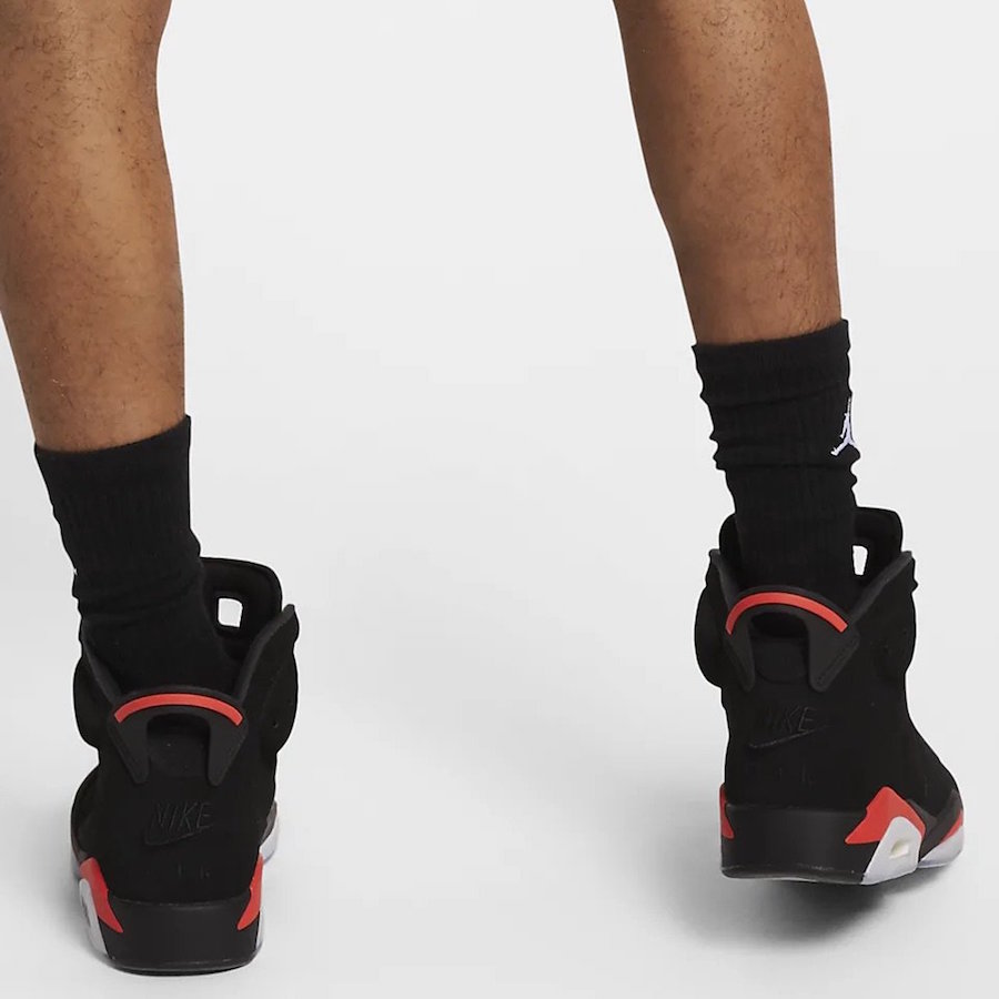 Air Jordan 6 OG Black Infrared On-Feet