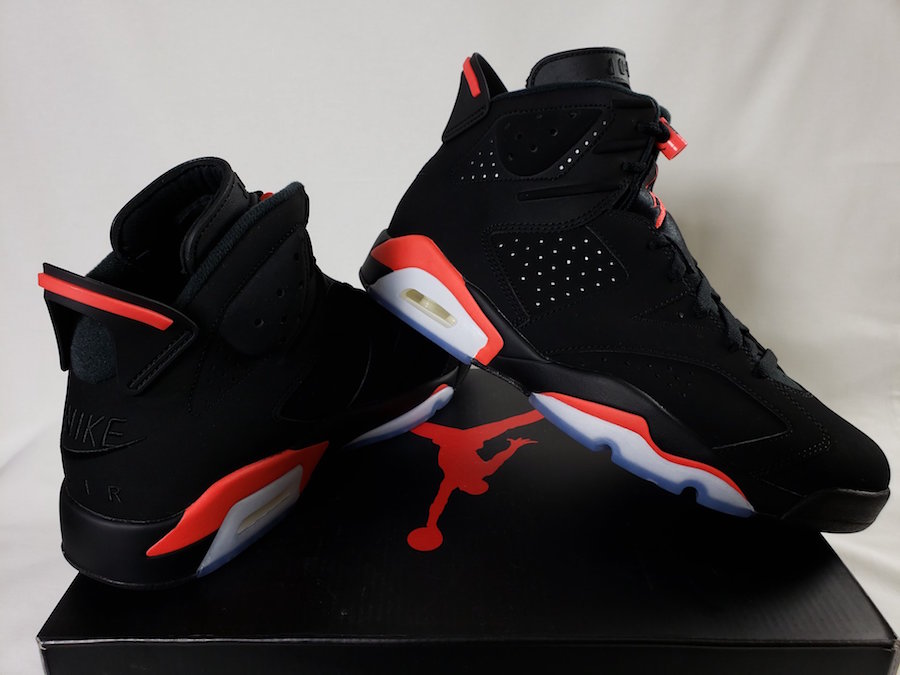 jordan 6 black red