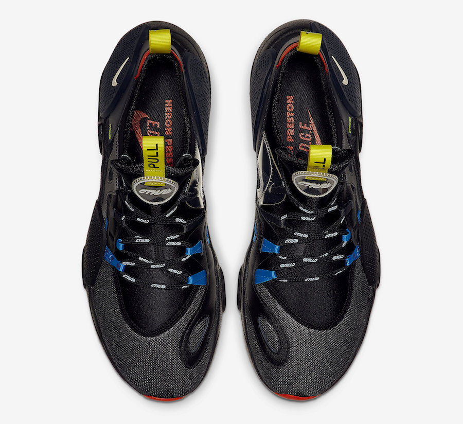 heron preston huarache edge sneakers