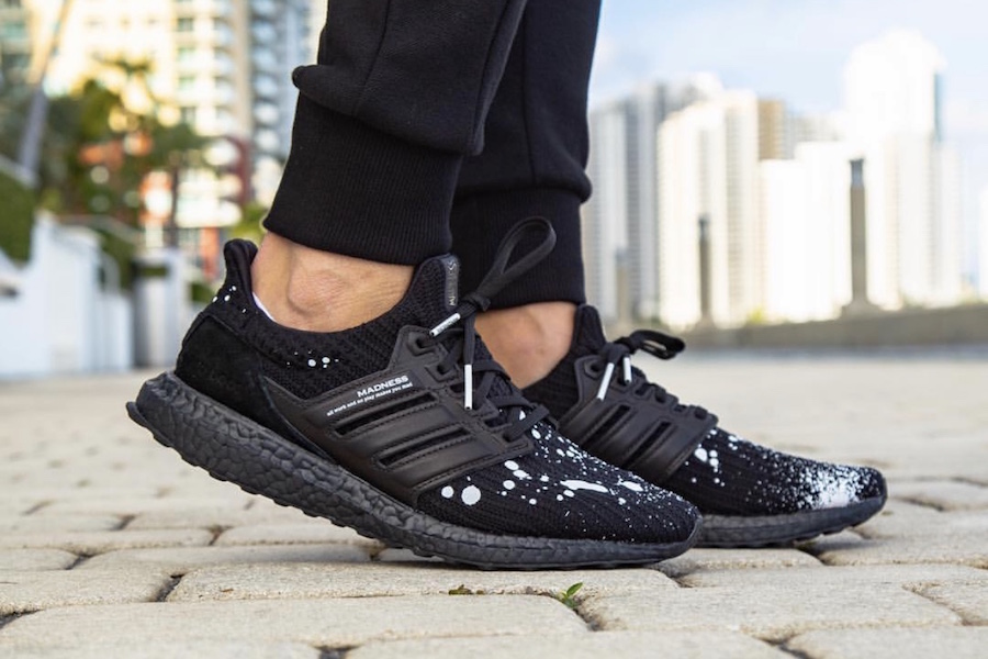 Madness adidas Ultra Boost Black + White Release Date SBD