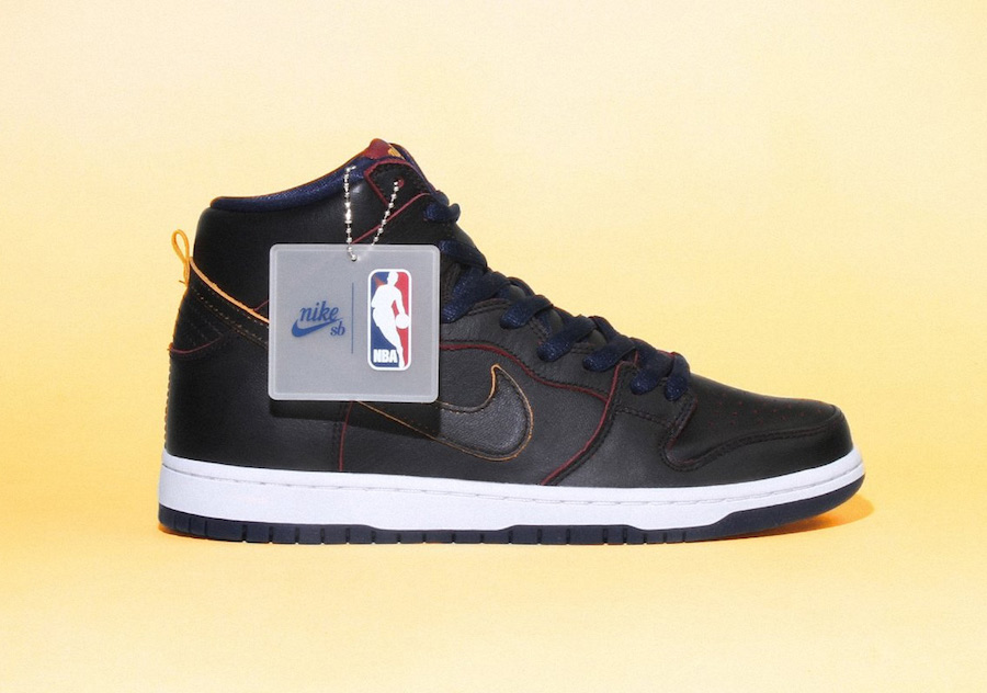 NBA Nike SB Dunk High Wear-Away Leather Pack Release Date