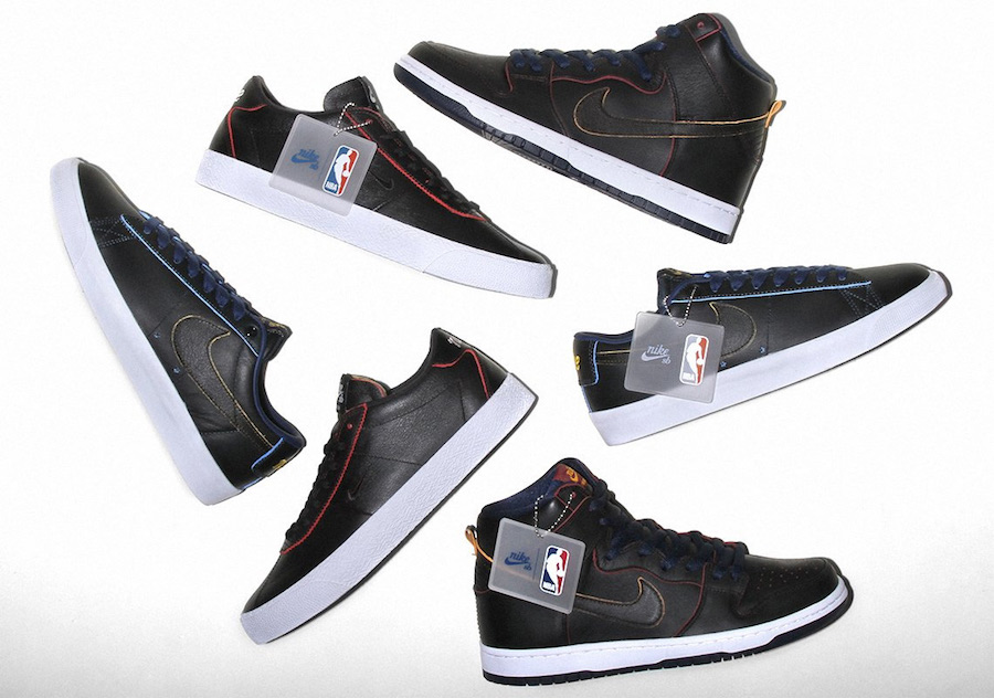NBA Nike SB Wear-Away Leather Pack Release Date