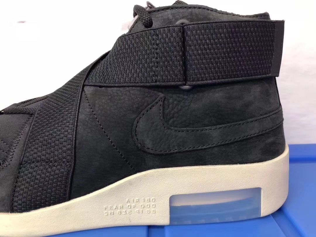 Nike Air Fear of God Moccasin Black Criss Cross Straps