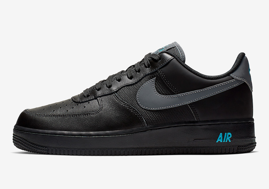 Nike Air Force 1 Low Black Light Blue BV1278-001 Release Date