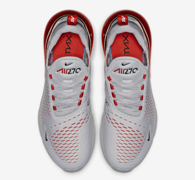 air max 270 red grey