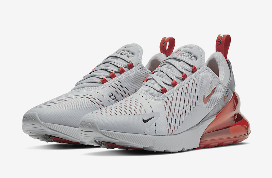 Nike Air Max 270 Wolf Grey University Red AH8050-018 Release Date