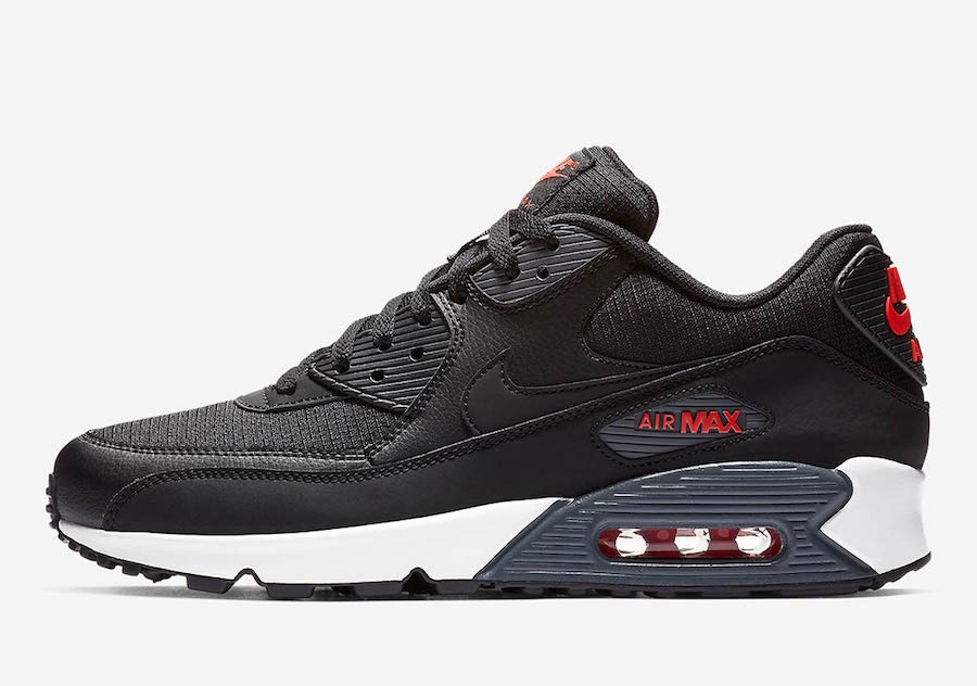 Nike Air Max 90 Black Habanero Red CD1526-001 Release Date