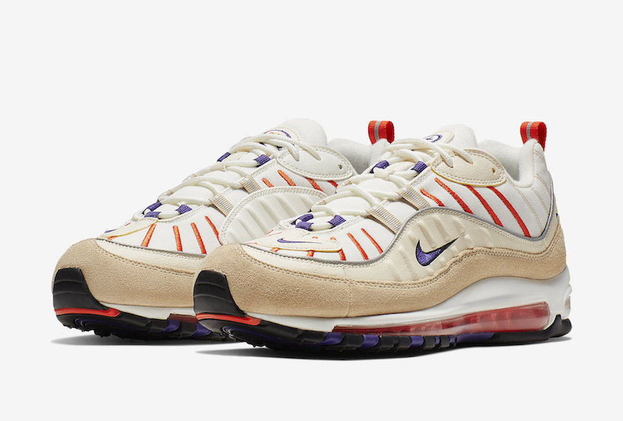 Nike Air Max 98 Sail Court Purple 640744-108 Release Date