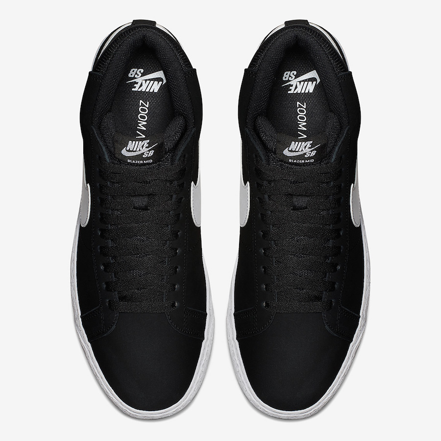 Nike SB Blazer Mid Black White 864349-002 - Sneaker Bar Detroit