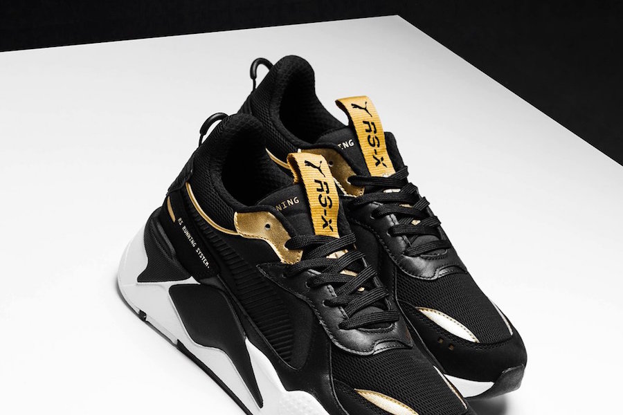 puma rs 0 black gold