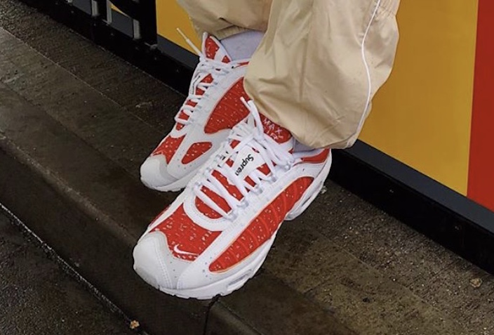 Supreme Nike Air Max Tailwind 4 Red White