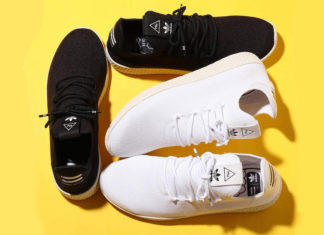 adidas Pharrell Tennis Hu Black AQ1056 White B41792 Release Date