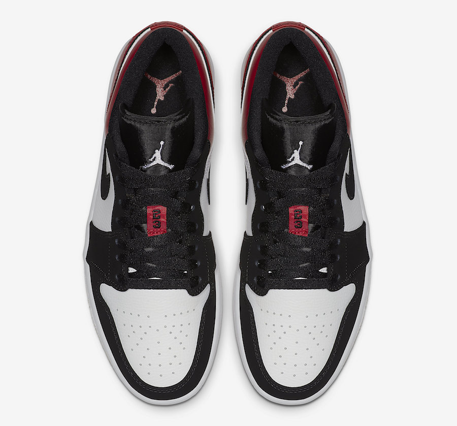 Air Jordan 1 Low Black Toe 553558-116 Release Date