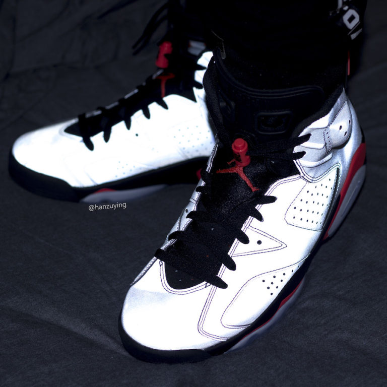 jordan 6 3m reflective