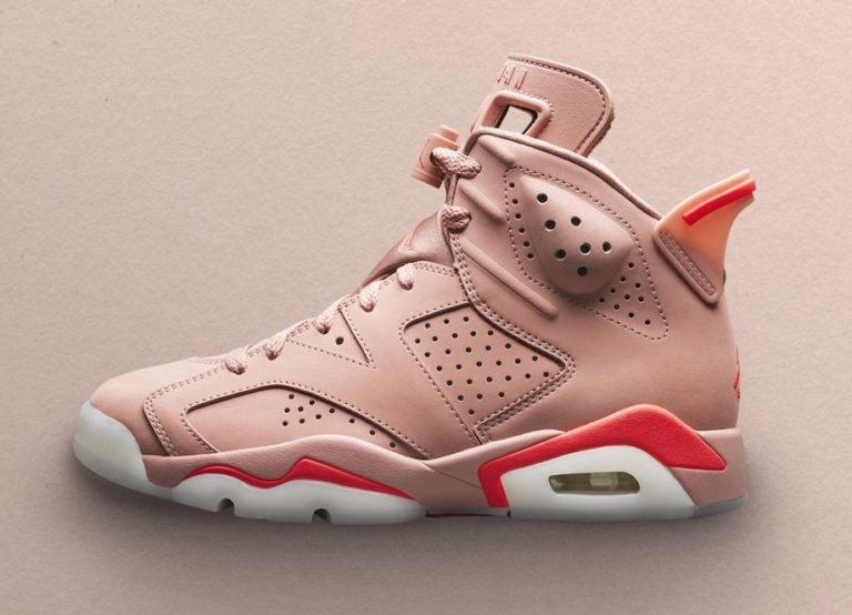 aleali may x air jordan 6 millennial pink