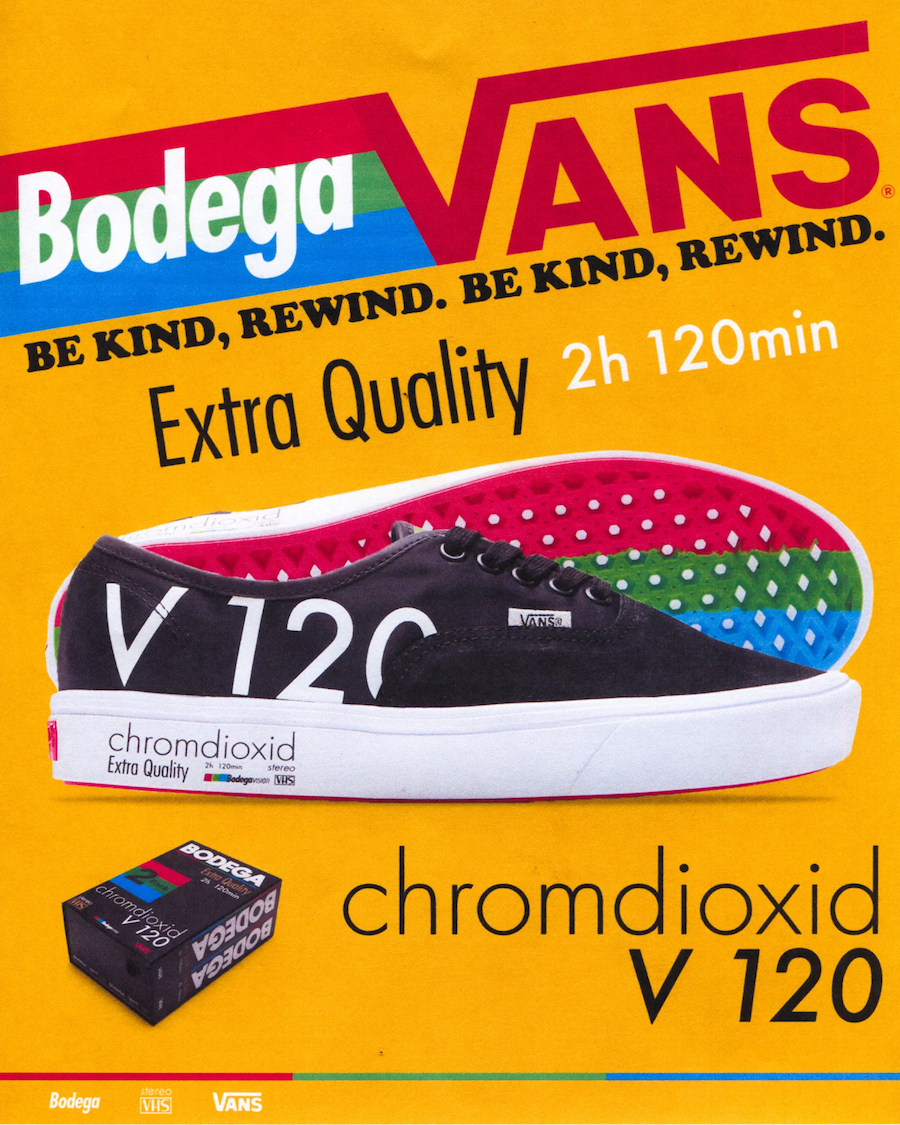 Bodega Vans Authentic Blank Tapes Release Date