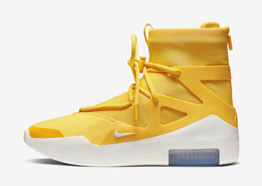 Nike Air Fear of God 1 Yellow Amarillo AR4237-700 Release Date