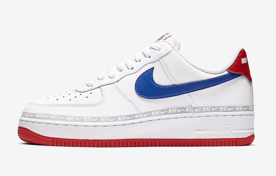 Nike Air Force 1 Low White Red Blue CD7339-100 Release Date