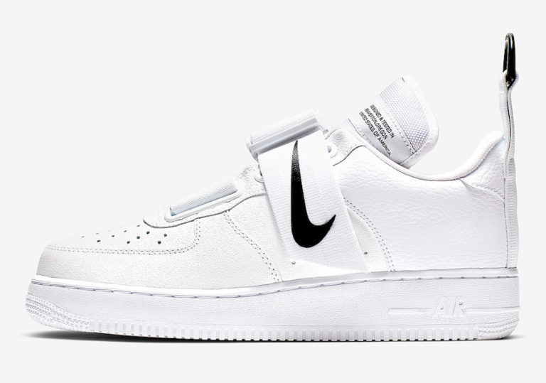 Nike Air Force 1 Utility White Black AO1531-101 Release Date - SBD