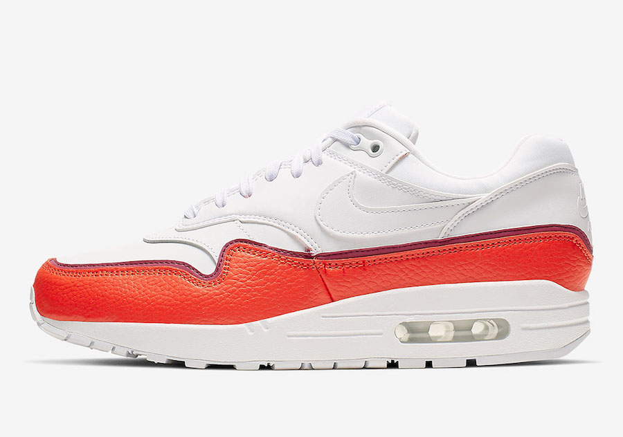 Nike Air Max 1 White Red 881101-102 Release Date