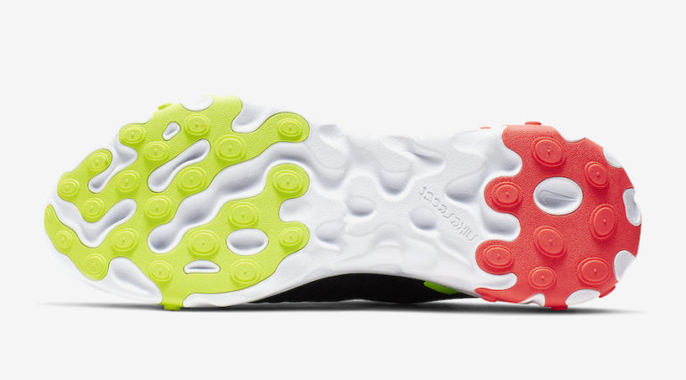 nike react element 55 black crimson volt