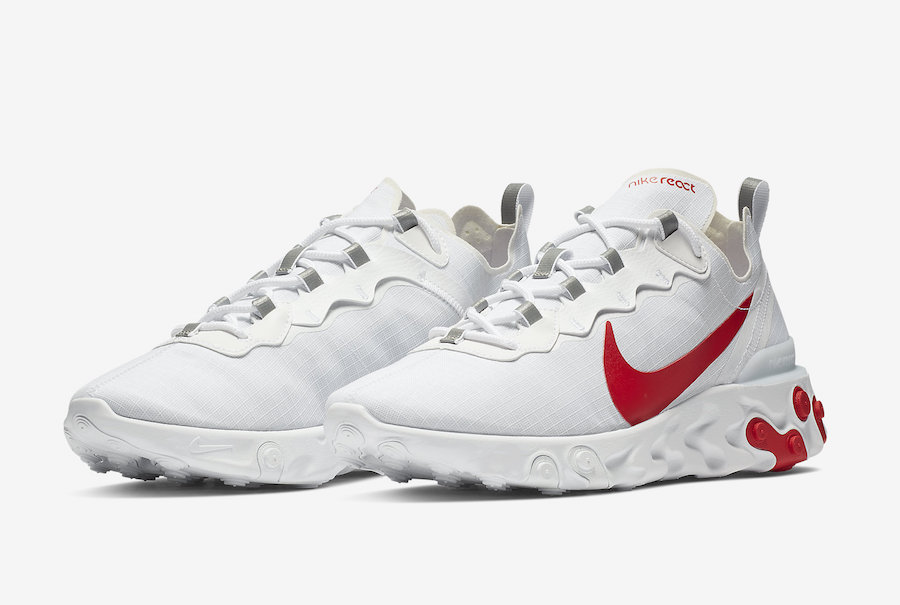 nike element 55 red and white