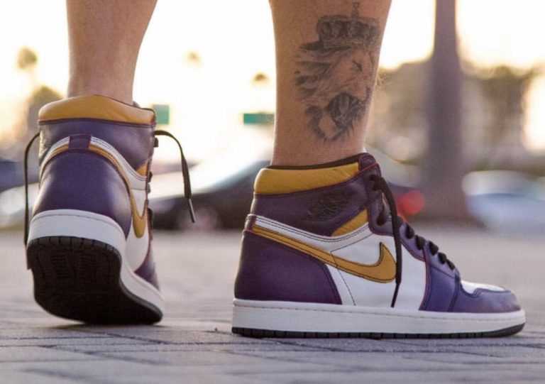 nike sb x air jordan 1 lakers