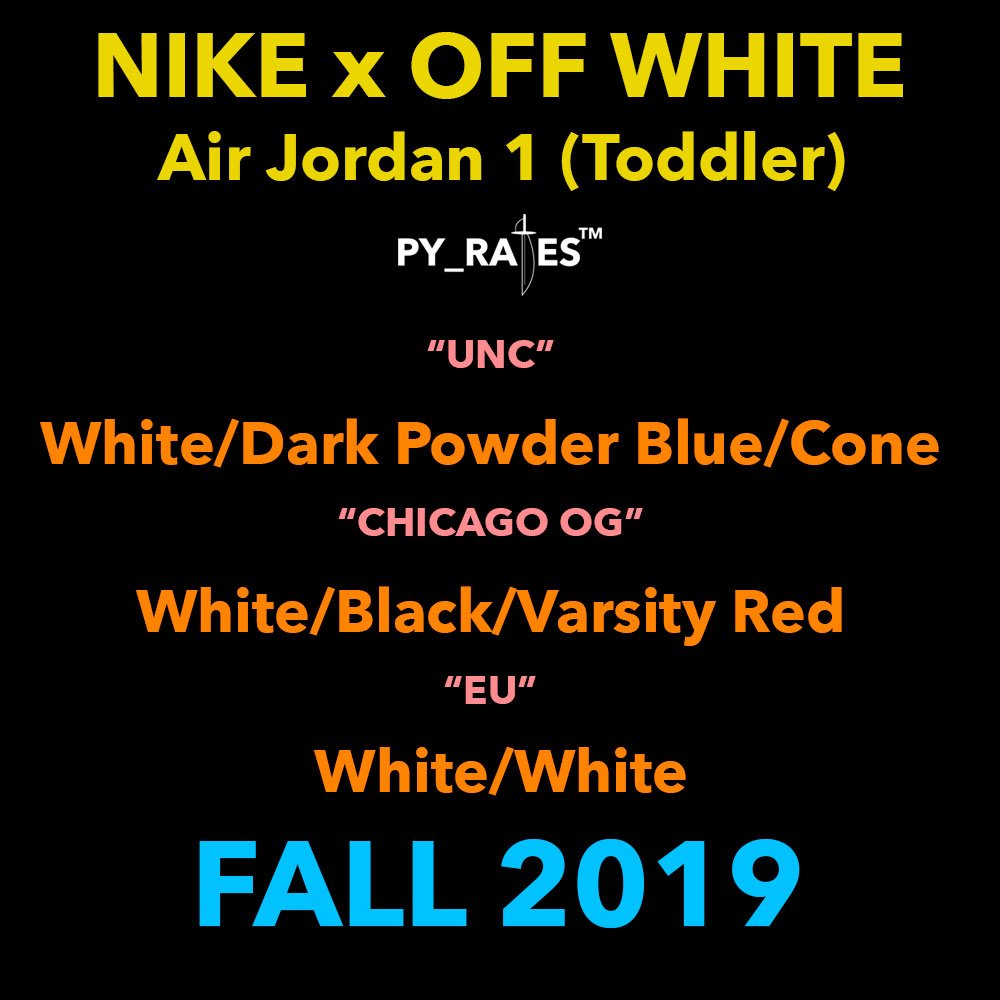 Three Off-White x Air Jordan 1s Are Rumored to Release in Kids