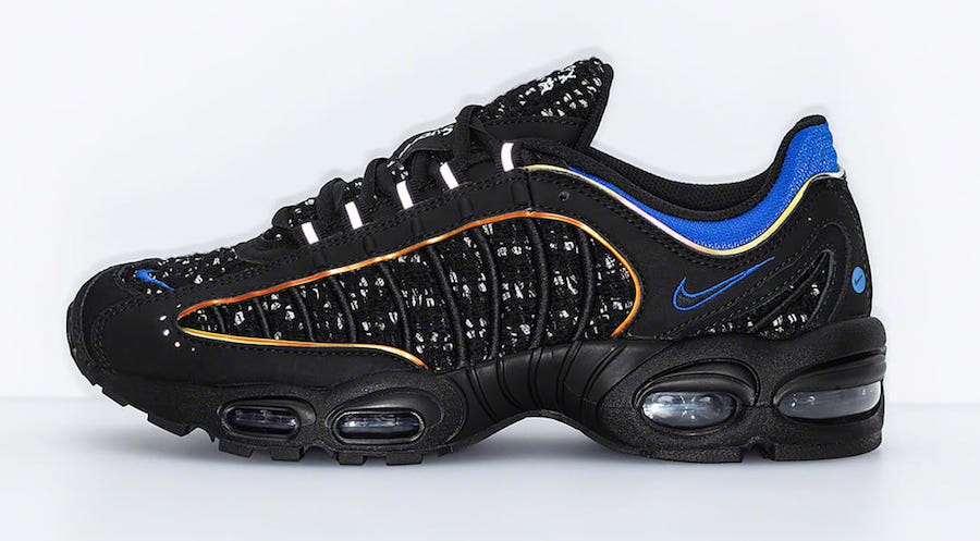 Supreme Nike Air Max Tailwind 4 IV Black Blue AT3854-001 Release Date