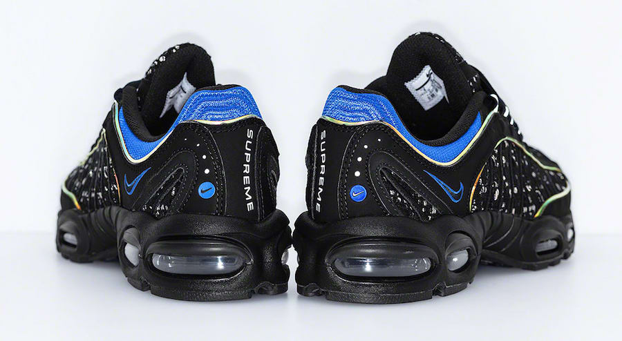 Supreme Nike Air Max Tailwind 4 IV Black Blue AT3854-001 Release Date