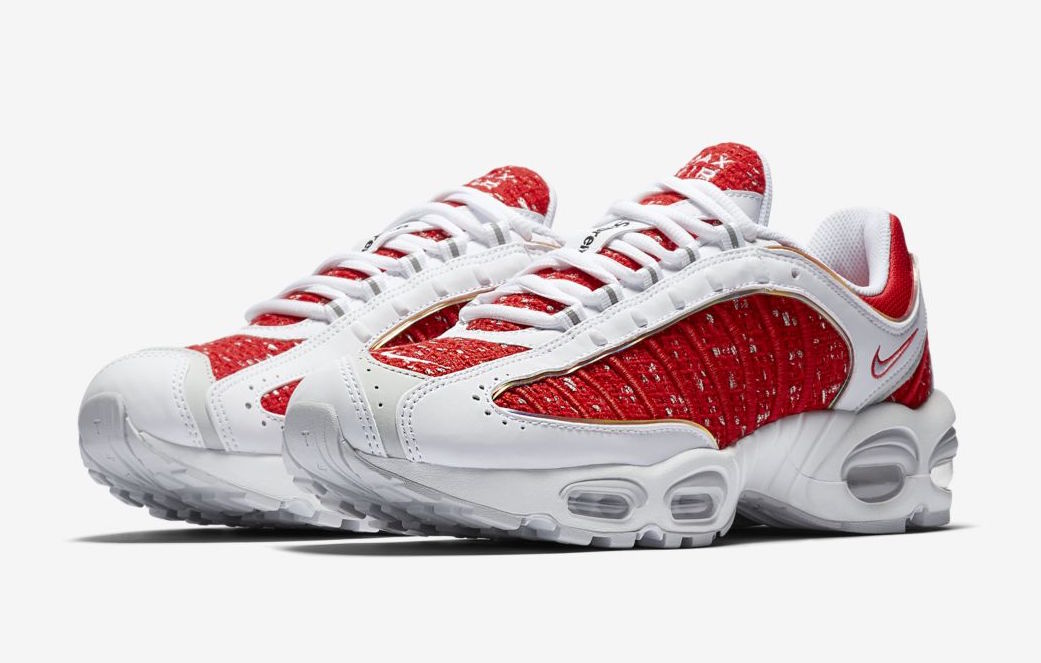 Supreme Nike Air Max Tailwind 4 IV White Red Release Date