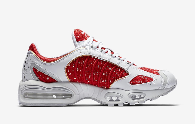Supreme Nike Air Max Tailwind 4 IV White University Red AT3854-100 Release Date