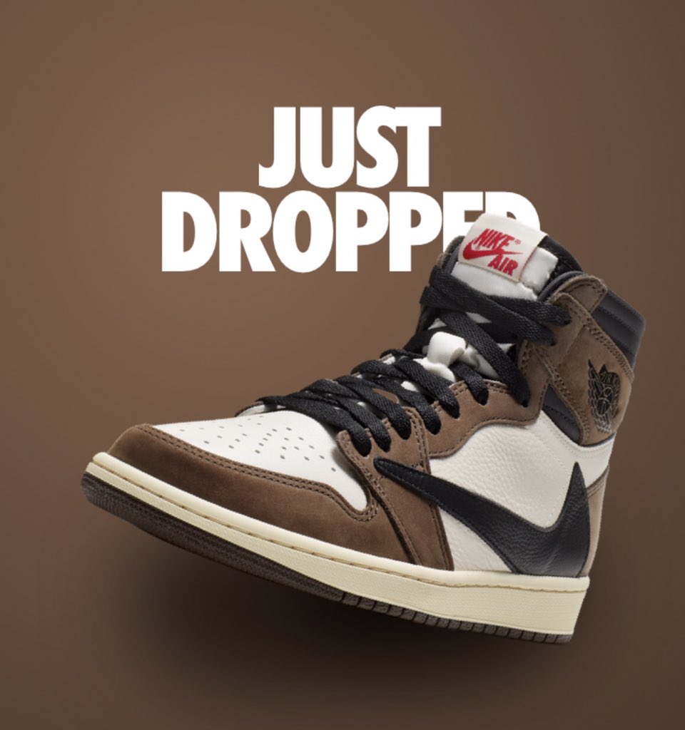 Travis Scott Air Jordan 1 CD4487-100 