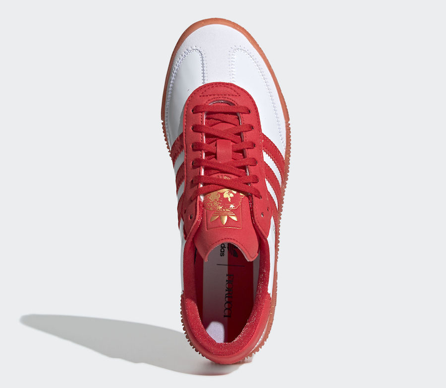 adidas Fiorucci SAMBAROSE Red G28913 Release Date