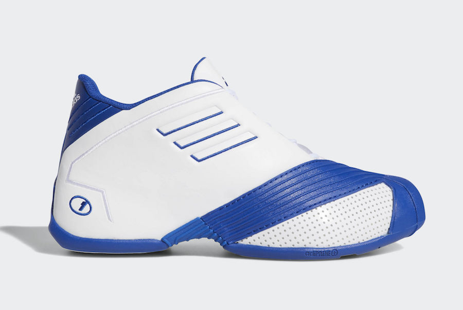 adidas T-MAC 1 White Royal EE6844 Release Date - SBD