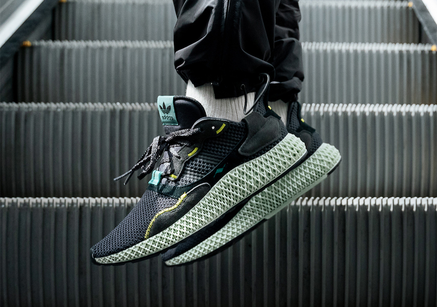 adidas ZX 4000 4D Carbon On-Feet Release Date