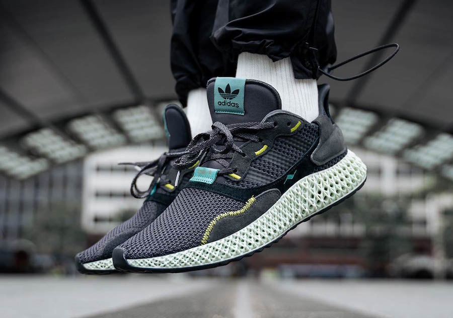 adidas ZX 4000 4D Carbon On-Feet Release Date