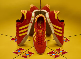 size adidas Kegler Super Red Yellow Release Date