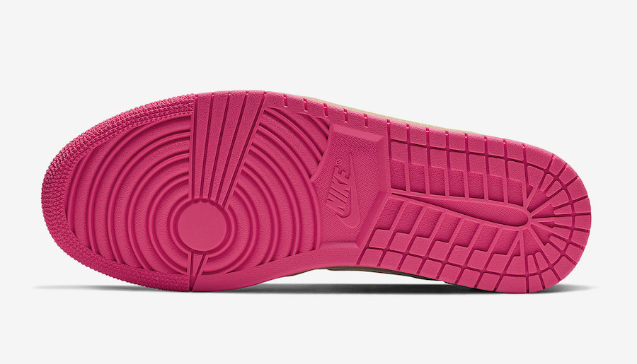 Air Jordan 1 Low Beige Pink 553558-119 Release Date