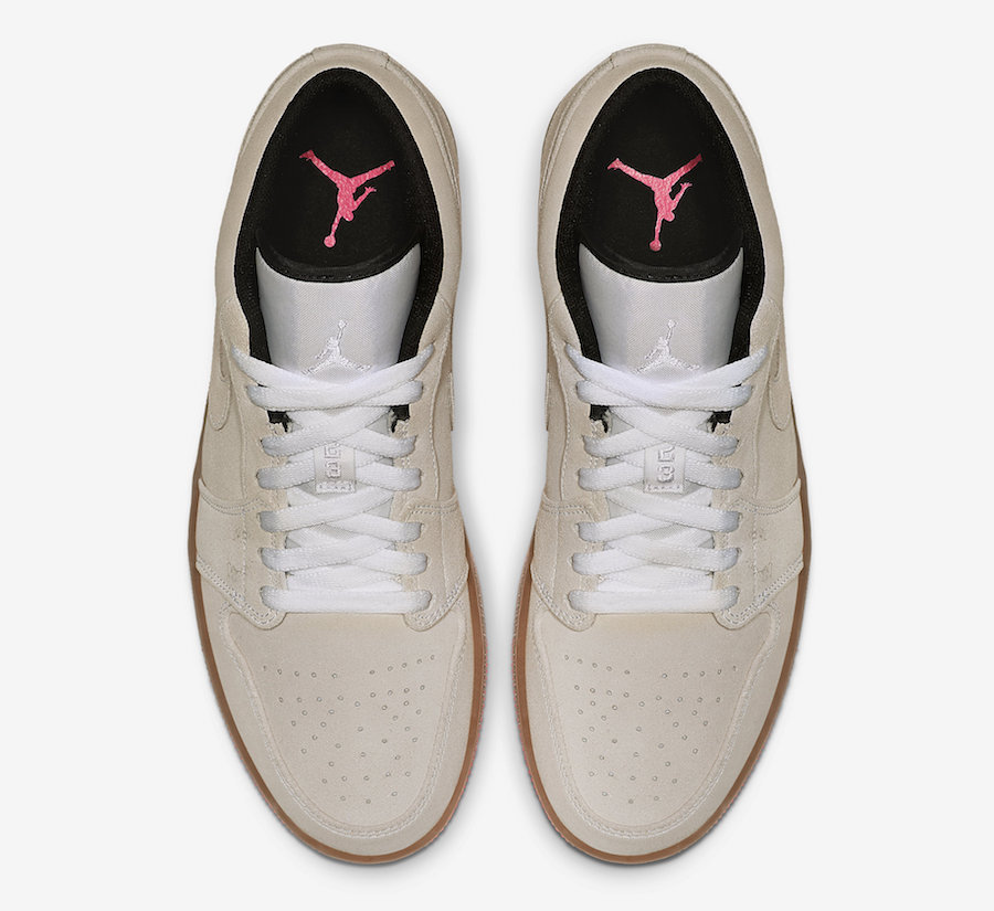 Air Jordan 1 Low Beige Pink 553558-119 Release Date