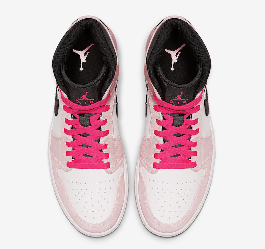 Air Jordan 1 Mid Crimson Tint Hyper Pink 852542-801 Release Date