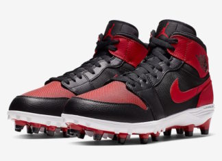 Air Jordan 1 Mid Football Cleats Banned