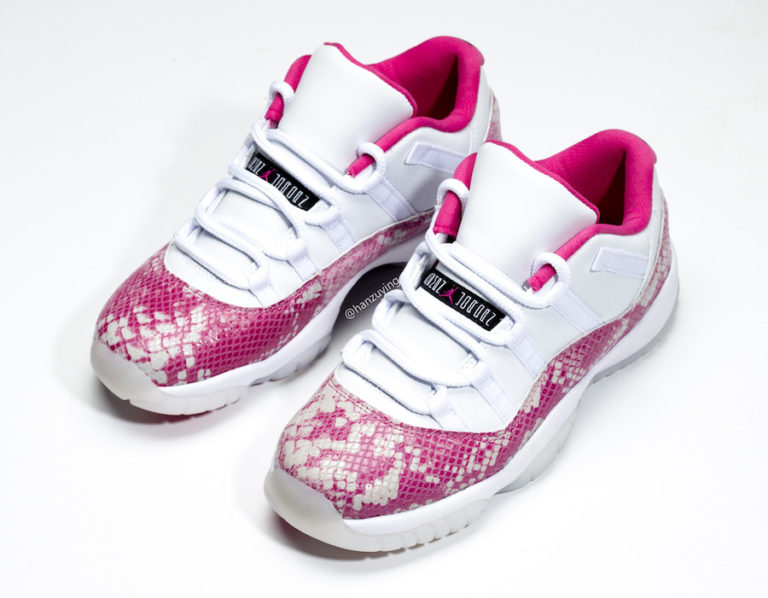 jordan 11 pink bottom