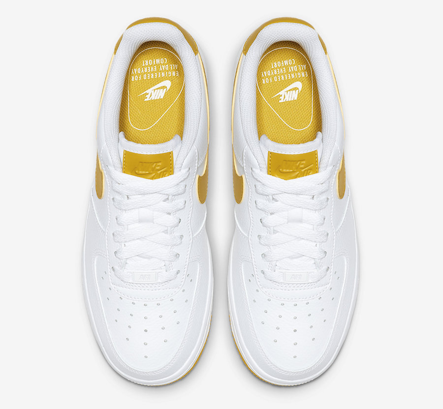 Nike Air Force 1 Low White Yellow AH0287-103 Release Date