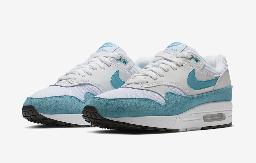 Nike Air Max 1 White Turquoise 319986-117 Release Date