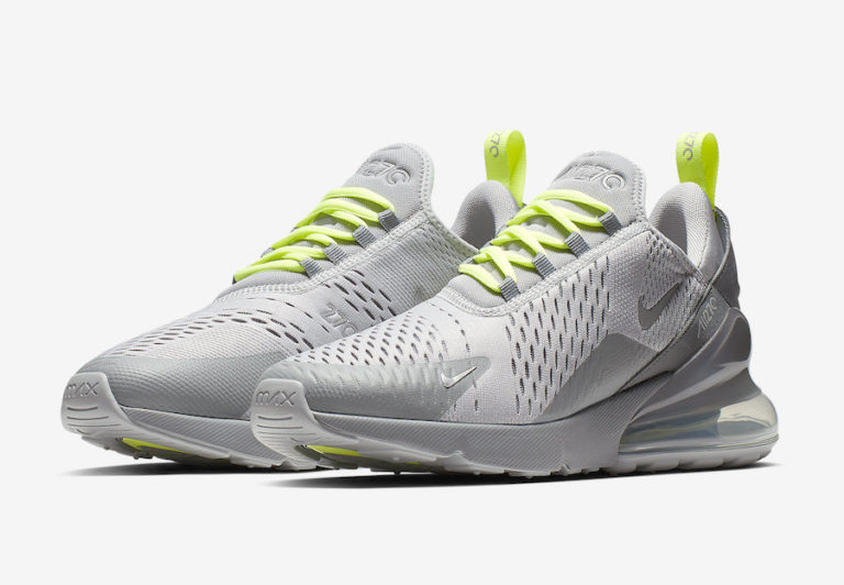 Nike Air Max 270 Wolf Grey Volt CD7337-001 Release Date - SBD