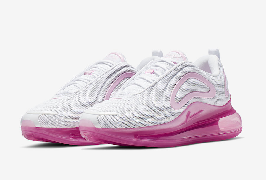 nike 720 white and pink