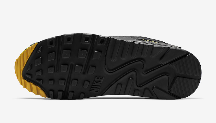 Nike Air Max 90 Black Yellow AJ1285-022 Release Date