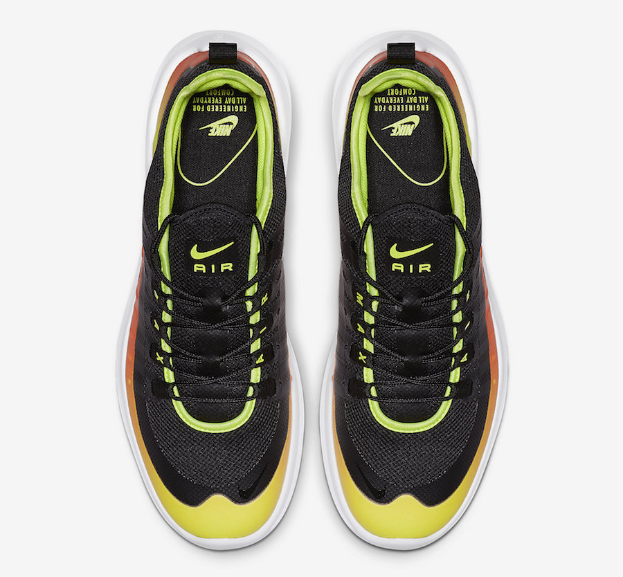 Nike Air Max Axis Premium Black Volt Total Orange AA2148-006 Release Date