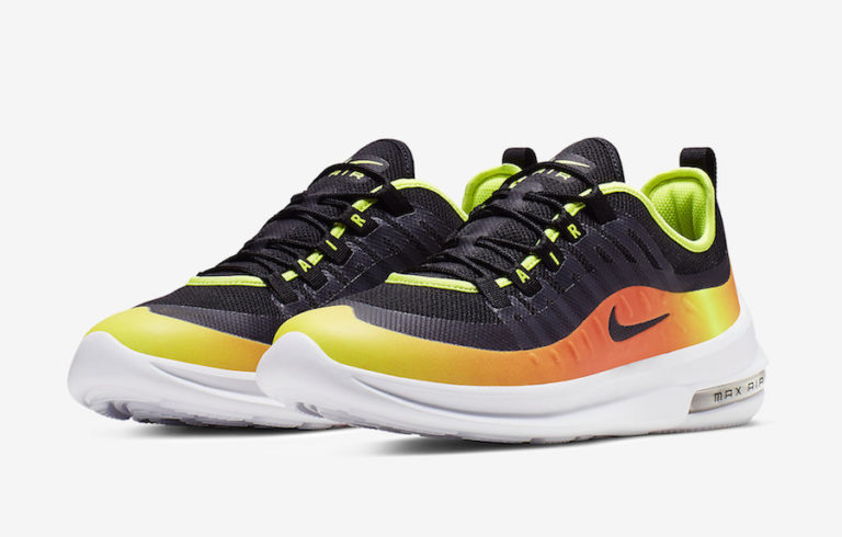 nike air max axis black volt